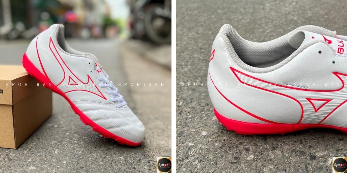 Giày đá bóng Mizuno Rebula Cup AS Màu Trắng Hồng